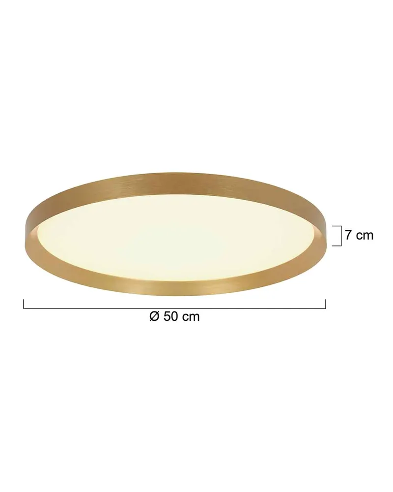 Steinhauer Flady LED-Deckenleuchte, Ø 50 cm in Gold, Ansicht 16