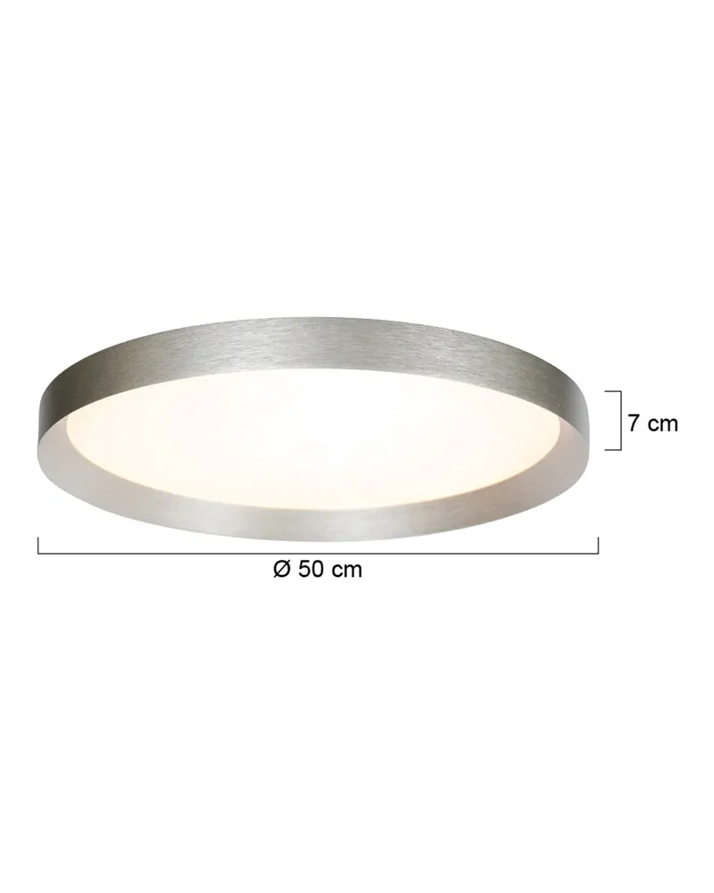 Steinhauer Flady LED-Deckenleuchte, Ø 50 cm in Stahl, Ansicht 3