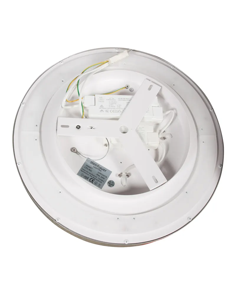 Steinhauer Flady LED-Deckenleuchte, Ø 50 cm in Stahl, Ansicht 6