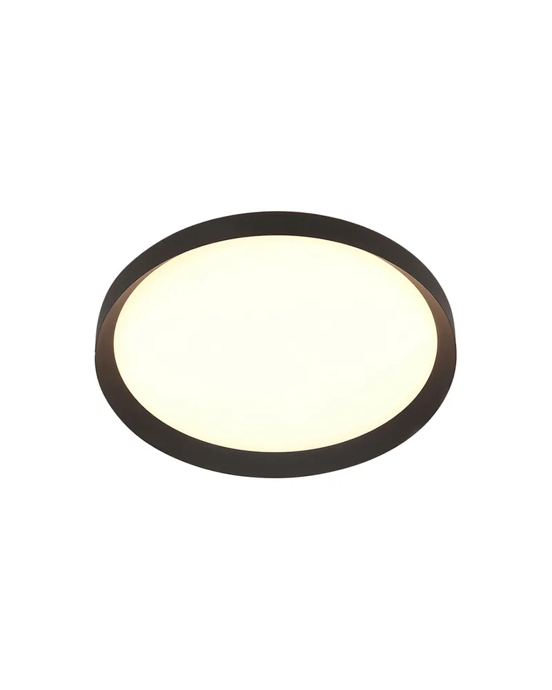Flady LED-Deckenleuchte mit austauschbarem LED-Modul in Schwarz, Ansicht 3