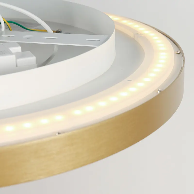 Flady LED-Deckenleuchte mit austauschbarem LED-Modul in Gold, Ansicht 14
