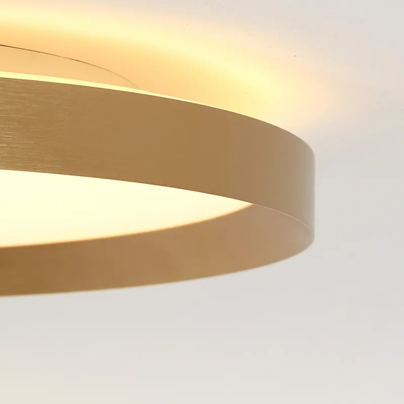 Flady LED-Deckenleuchte mit austauschbarem LED-Modul in Gold, Ansicht 16