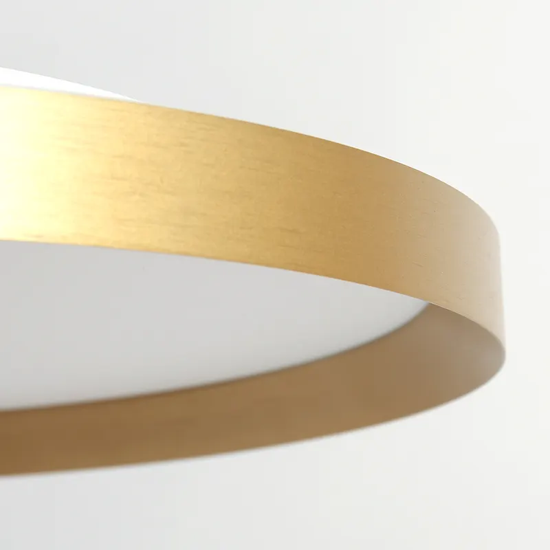 Flady LED-Deckenleuchte mit austauschbarem LED-Modul in Gold, Ansicht 7