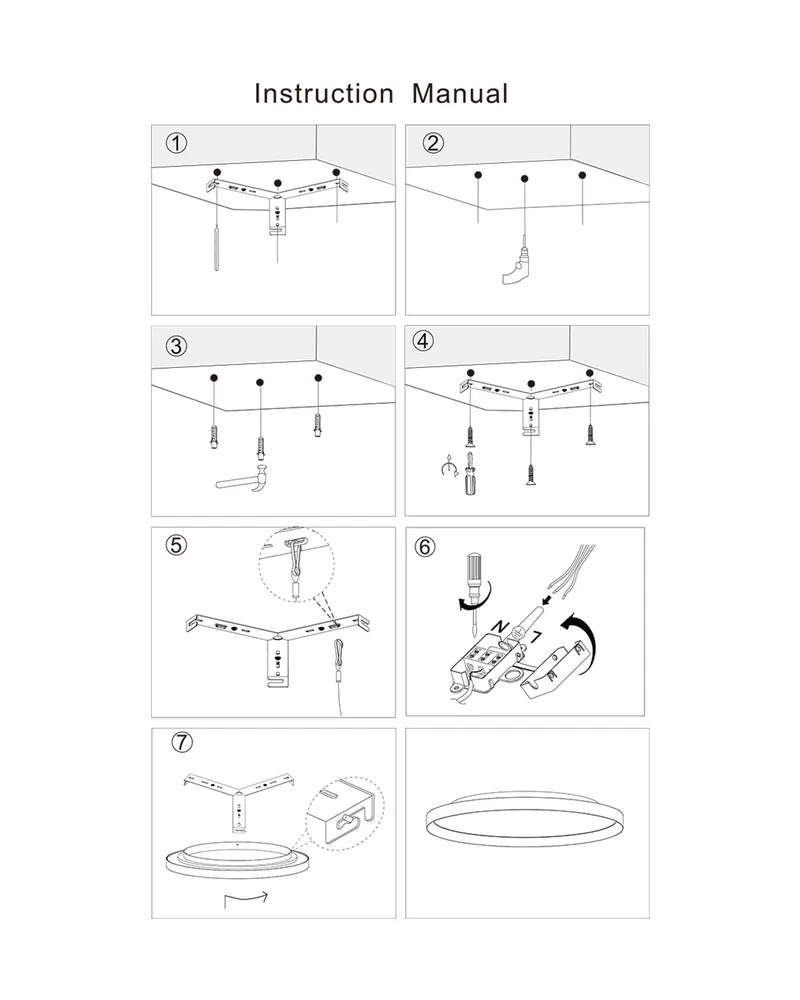 Flady LED-Deckenleuchte mit austauschbarem LED-Modul in Weiß, Ansicht 13