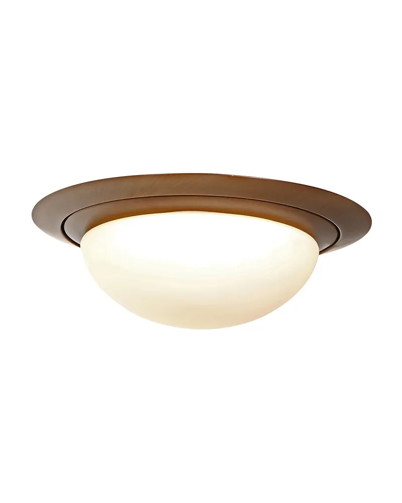 Ikaro LED-Deckenleuchte in Bronze und Weiß