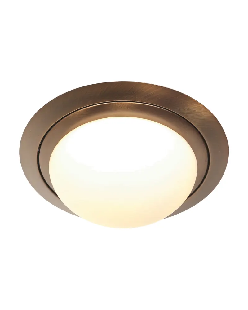 Ikaro LED-Deckenleuchte in Bronze und Weiß in Bronze, Ansicht 3
