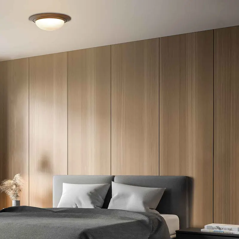 Ikaro LED-Deckenleuchte in Bronze und Weiß in Bronze, Ansicht 7
