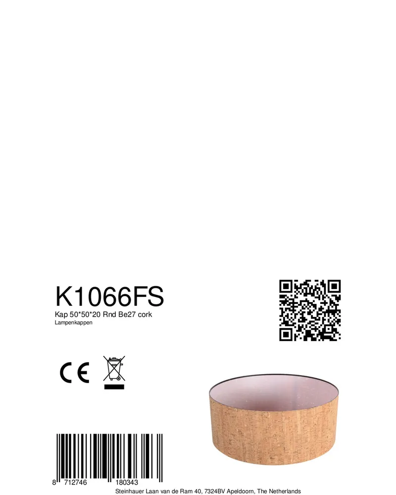 Steinhauer Lampenschirm, Ø 50 cm, Beige-Creme in Beige, Creme, Ansicht 7