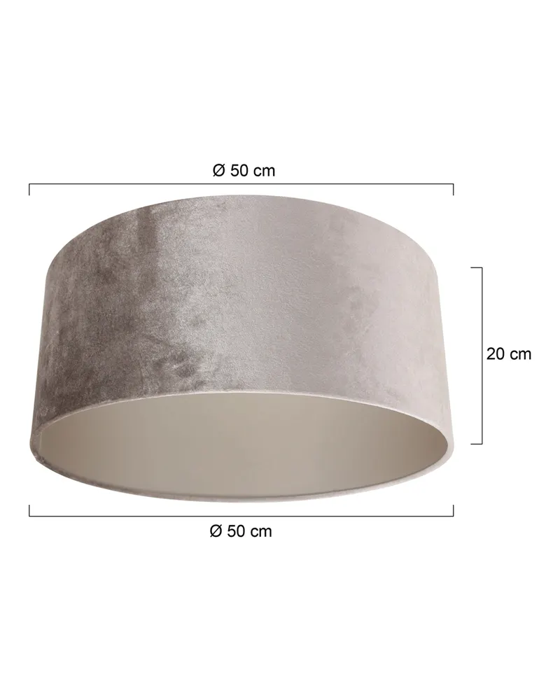 Steinhauer Lampenschirm, Ø 50 cm, Grau in Grau, Ansicht 2