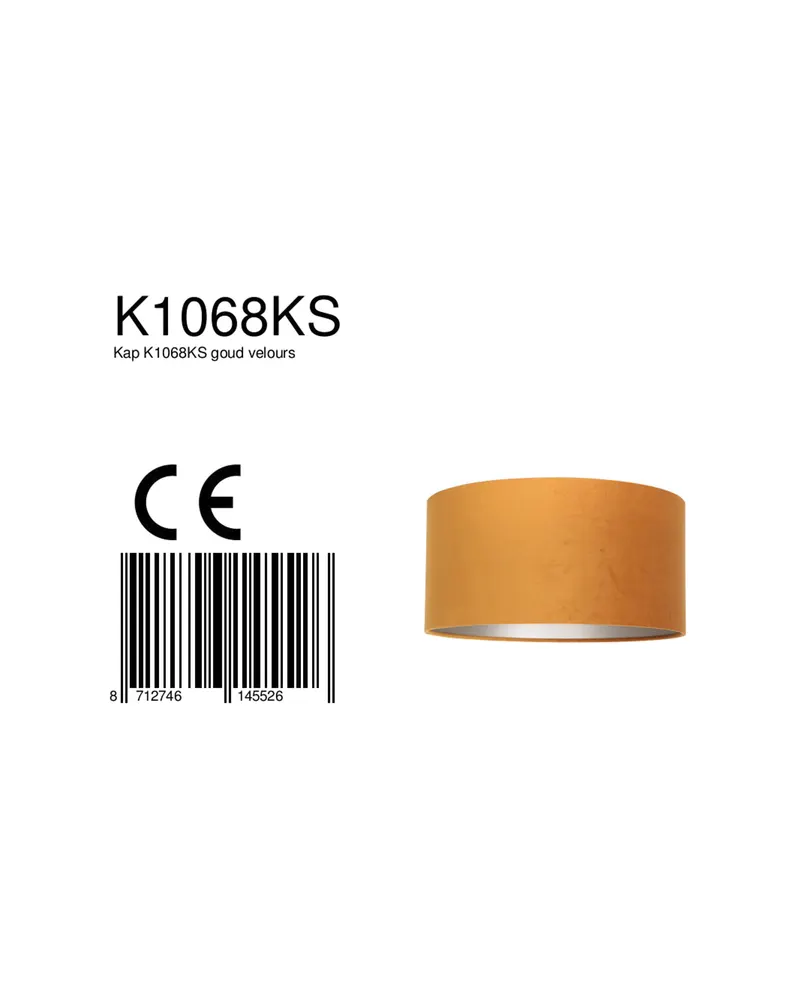 Steinhauer Lampenschirm K1068KS aus Textil, Gold in Gelbes Gold, Ansicht 7
