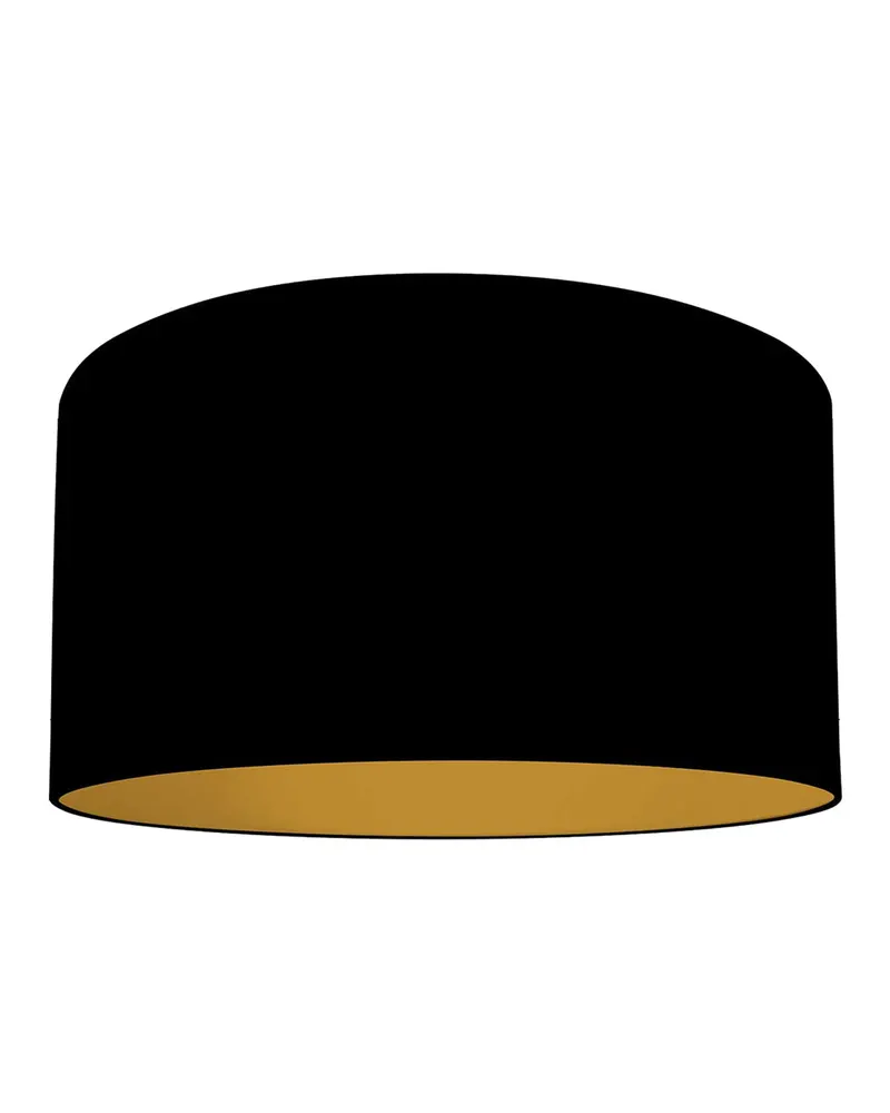 Lampenschirm K1068SS aus Textil, Schwarz