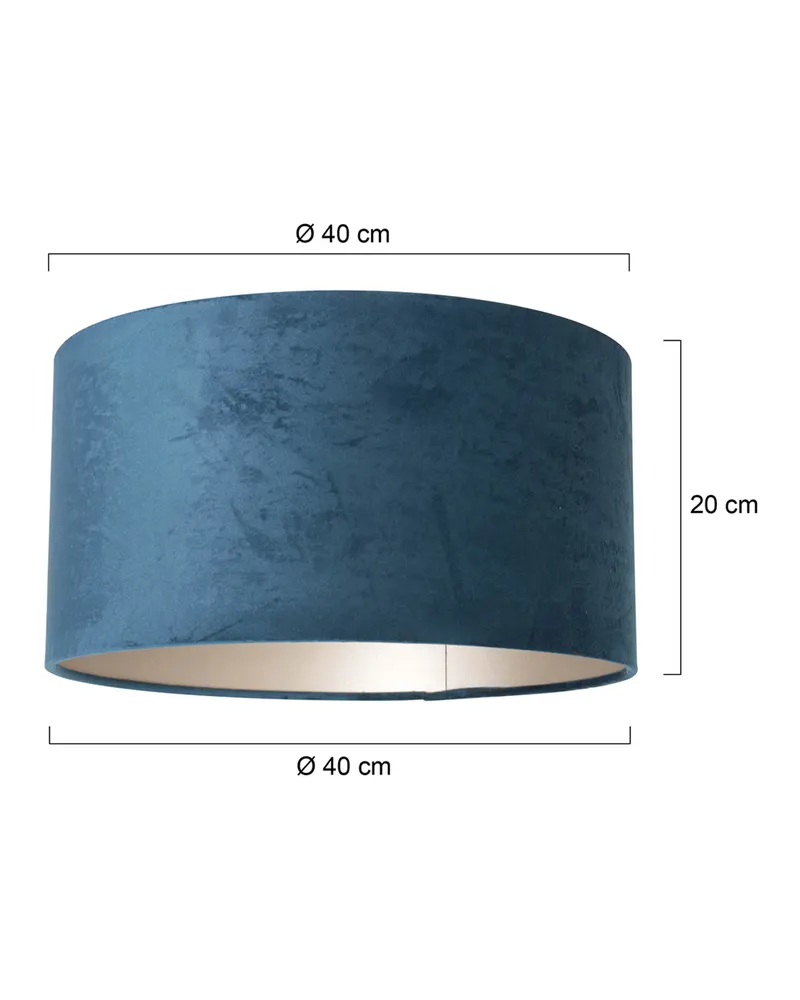 Steinhauer Lampenschirm K1068ZS, blau, Ø 40 cm in Blau, Ansicht 6