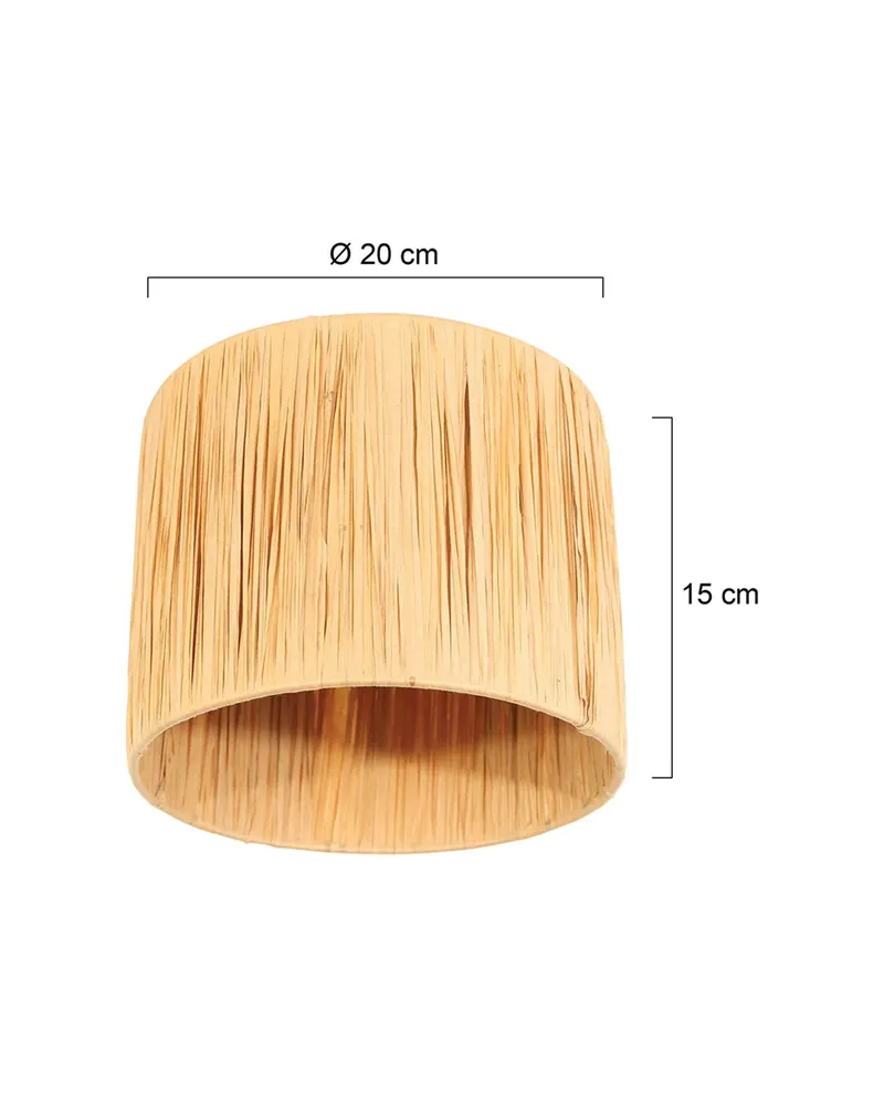 Lampenschirm K3084CS aus Seegras, naturfarben in Naturfarben, Ansicht 6