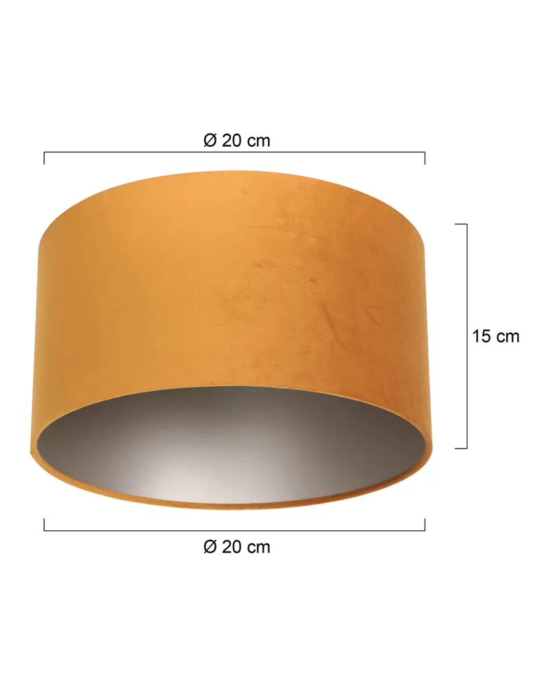 Runder Lampenschirm K3084KS aus Textil, goldfarben in Gelbes Gold, Ansicht 2