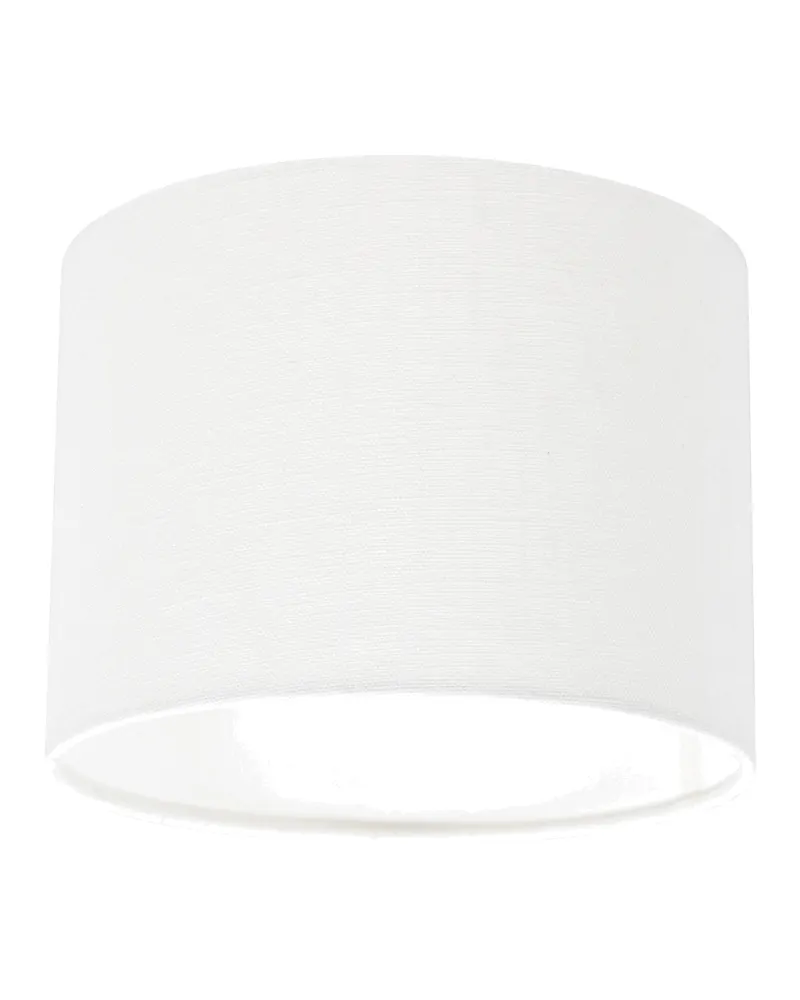 Lampenschirm K3084QS, weißes Textil, Ø 20 cm