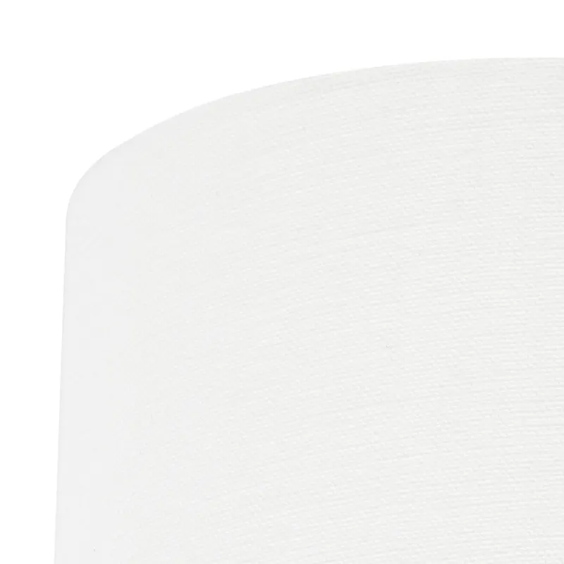 Steinhauer Lampenschirm K3084QS, weißes Textil, Ø 20 cm in Weiß, Ansicht 4