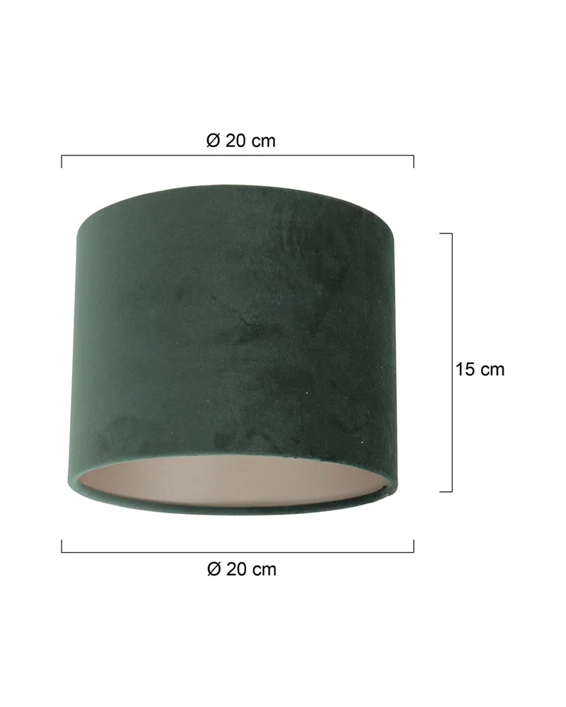 Steinhauer Lampenschirm K3084VS, grünes Textil, Ø 20 cm in Grün, Ansicht 6