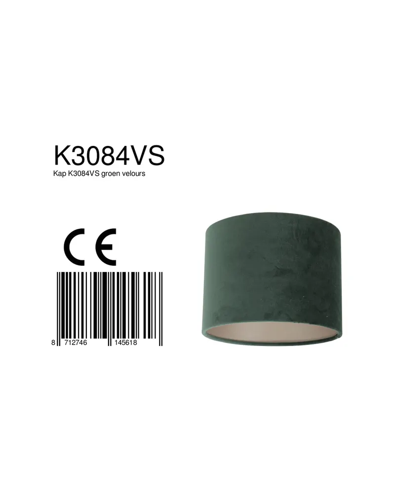 Steinhauer Lampenschirm K3084VS, grünes Textil, Ø 20 cm in Grün, Ansicht 7