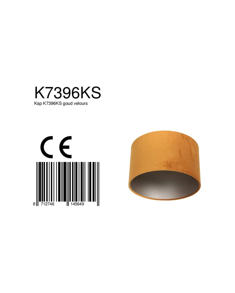Steinhauer Lampenschirm K7396KS, goldfarben, rund, Ø 30 cm in Gold, Ansicht 7