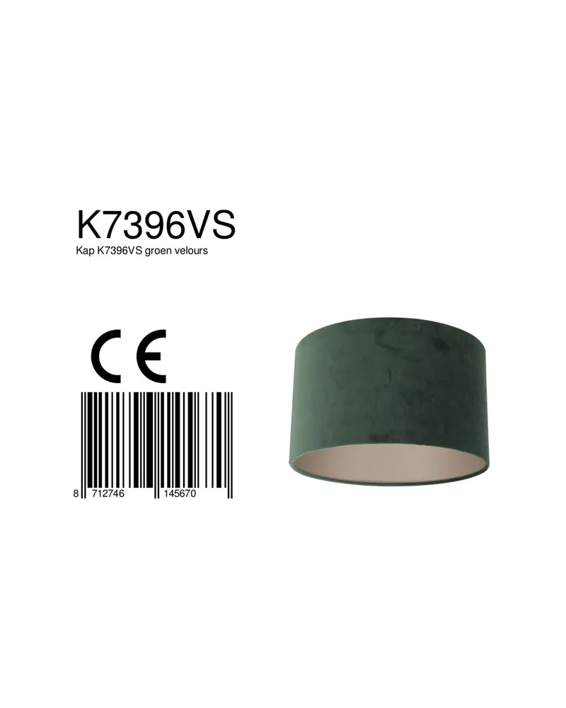 Steinhauer Lampenschirm K7396VS aus Textil, grün in Grün, Ansicht 7