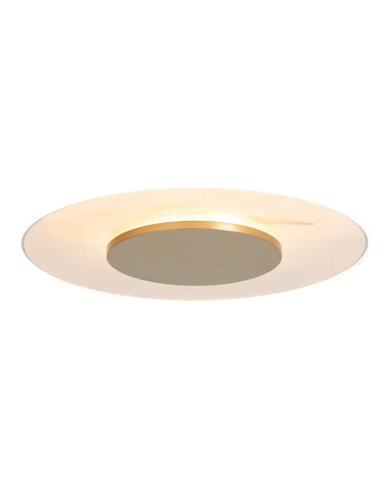 Steinhauer Lido Deckenleuchte mit austauschbarem LED-Modul, Gold, Ø 42 cm in Gold, Ansicht 1