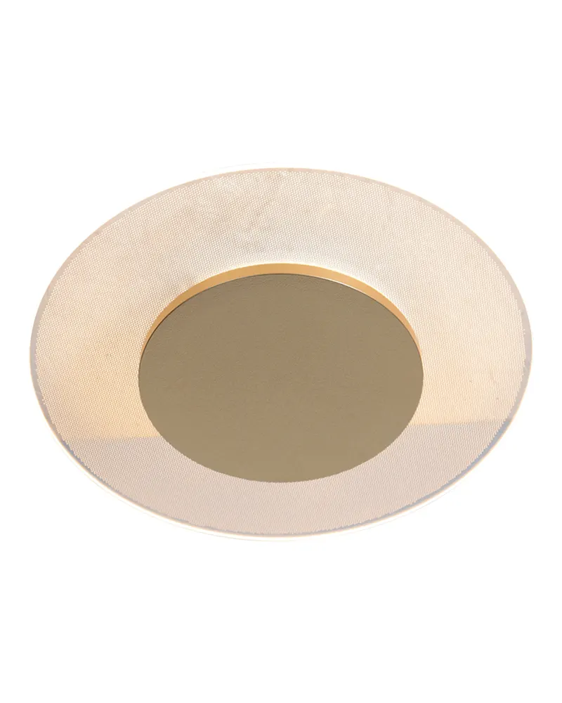 Steinhauer Lido Deckenleuchte mit austauschbarem LED-Modul, Gold, Ø 42 cm in Gold, Ansicht 5