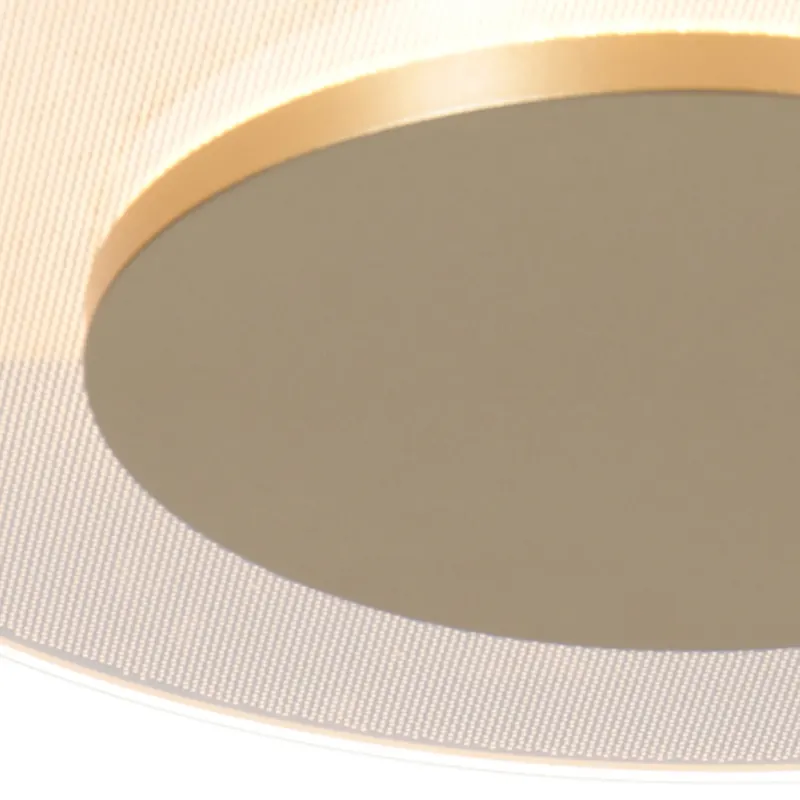 Steinhauer Lido Deckenleuchte mit austauschbarem LED-Modul, Gold, Ø 42 cm in Gold, Ansicht 7