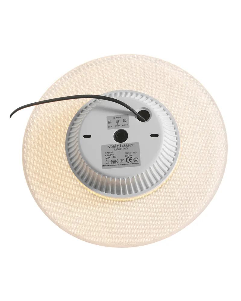 Steinhauer Lido Deckenleuchte mit austauschbarem LED-Modul, Gold, Ø 42 cm in Gold, Ansicht 9