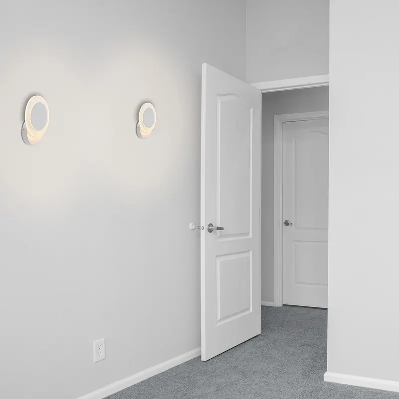 Steinhauer Lido Wandleuchte mit drehbarem, austauschbarem LED-Modul in Weiß, Ansicht 2