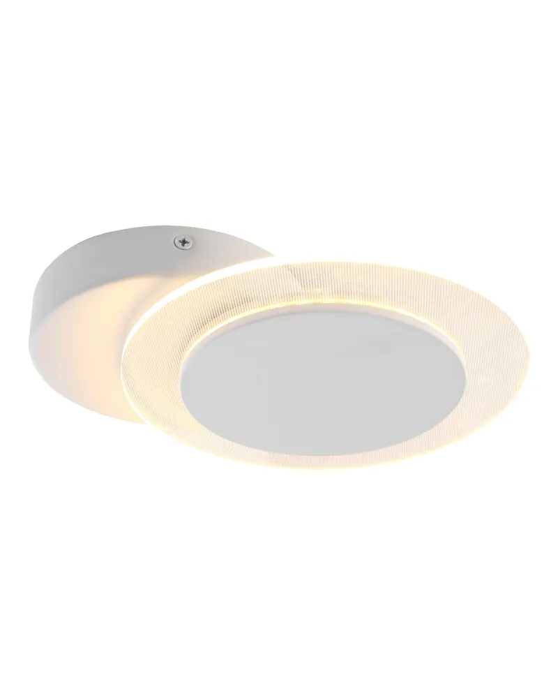Steinhauer Lido Wandleuchte mit drehbarem, austauschbarem LED-Modul in Weiß, Ansicht 9