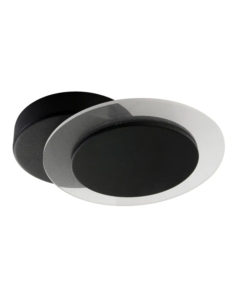 Steinhauer Lido Wandleuchte mit drehbarem, austauschbarem LED-Modul in Mattglas, Schwarz, Ansicht 10