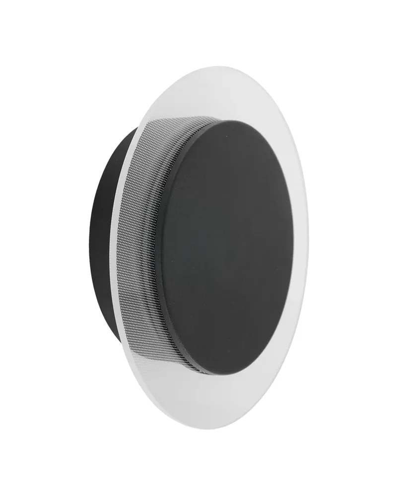 Steinhauer Lido Wandleuchte mit drehbarem, austauschbarem LED-Modul in Mattglas, Schwarz, Ansicht 6