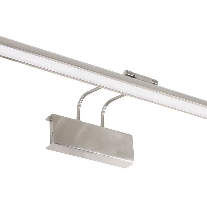 Steinhauer Litho LED Wandleuchte mit dimmbarem LED-Modul in Stahl, Ansicht 1