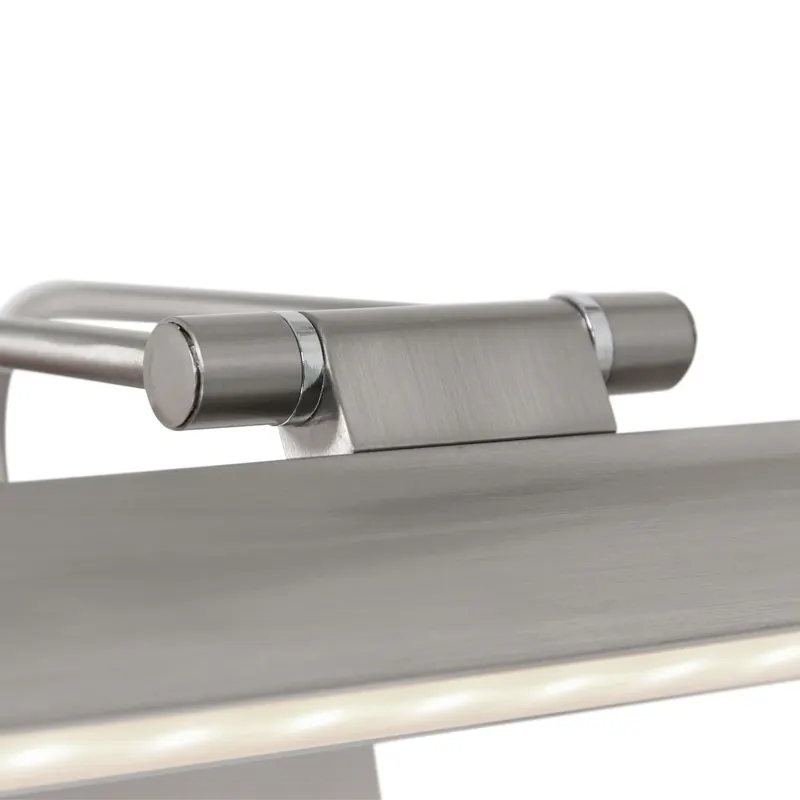 Steinhauer Litho LED Wandleuchte mit dimmbarem LED-Modul in Stahl, Ansicht 13