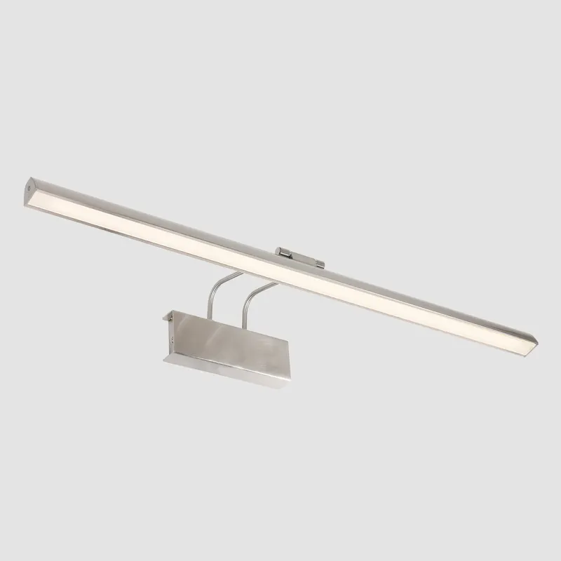 Steinhauer Litho LED Wandleuchte mit dimmbarem LED-Modul in Stahl, Ansicht 9