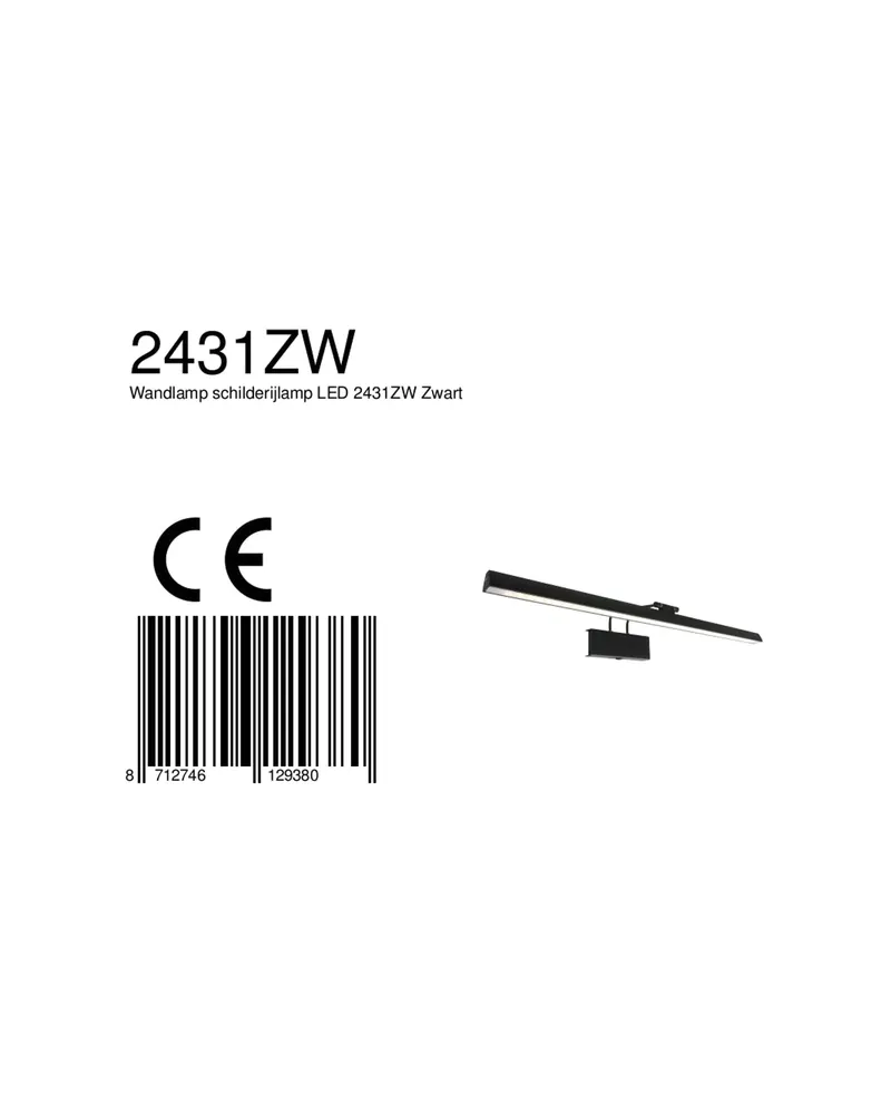 Steinhauer Litho LED Wandleuchte mit dimmbarem LED-Modul in Schwarz, Ansicht 15