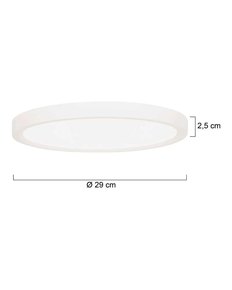 Steinhauer Luminix LED-Deckenleuchte mit austauschbarem Modul in Weiß, Ansicht 2