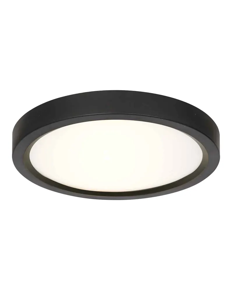 Steinhauer Luminix LED-Deckenleuchte mit austauschbarem Modul in Schwarz, Ansicht 1