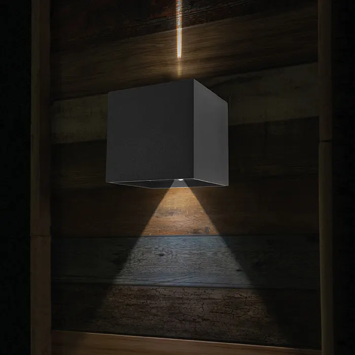 Steinhauer Muro LED-Wandleuchte mit austauschbarem LED-Modul in Schwarz, Ansicht 10