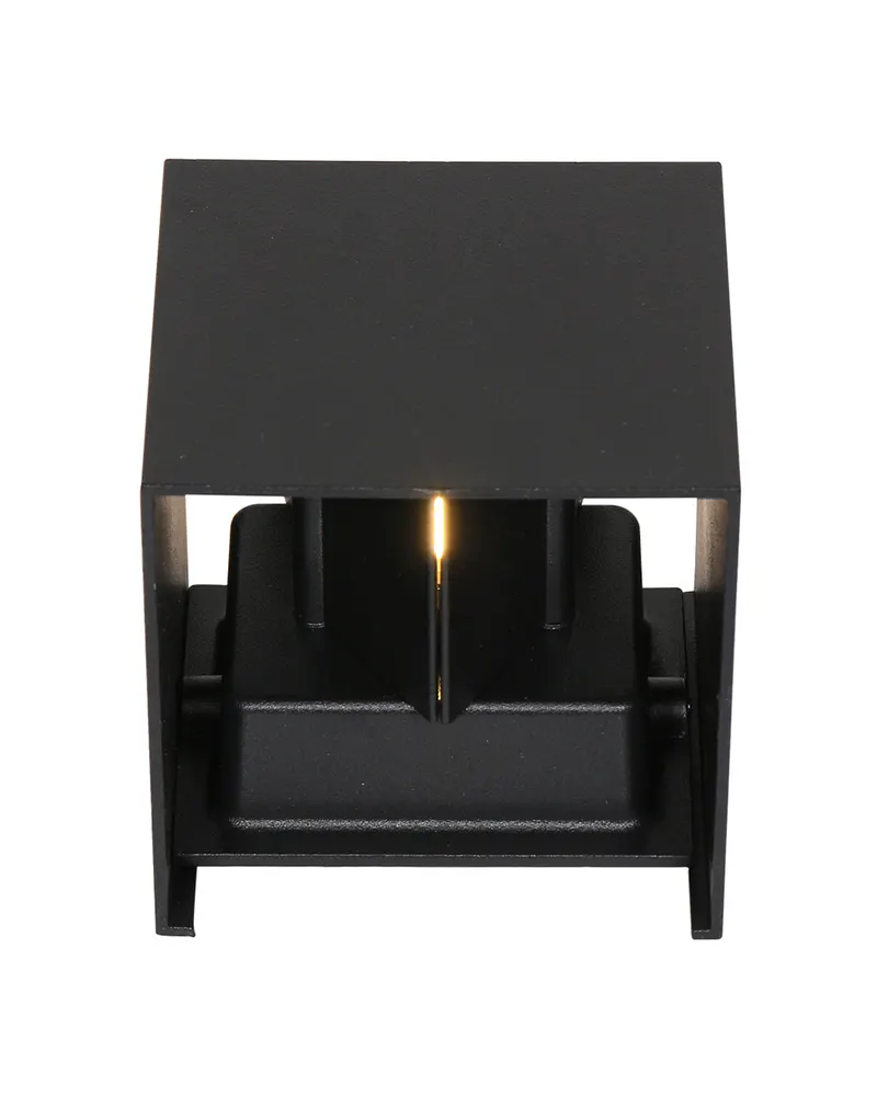 Steinhauer Muro LED-Wandleuchte mit austauschbarem LED-Modul in Schwarz, Ansicht 11
