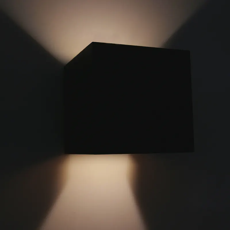Steinhauer Muro LED-Wandleuchte mit austauschbarem LED-Modul in Schwarz, Ansicht 2