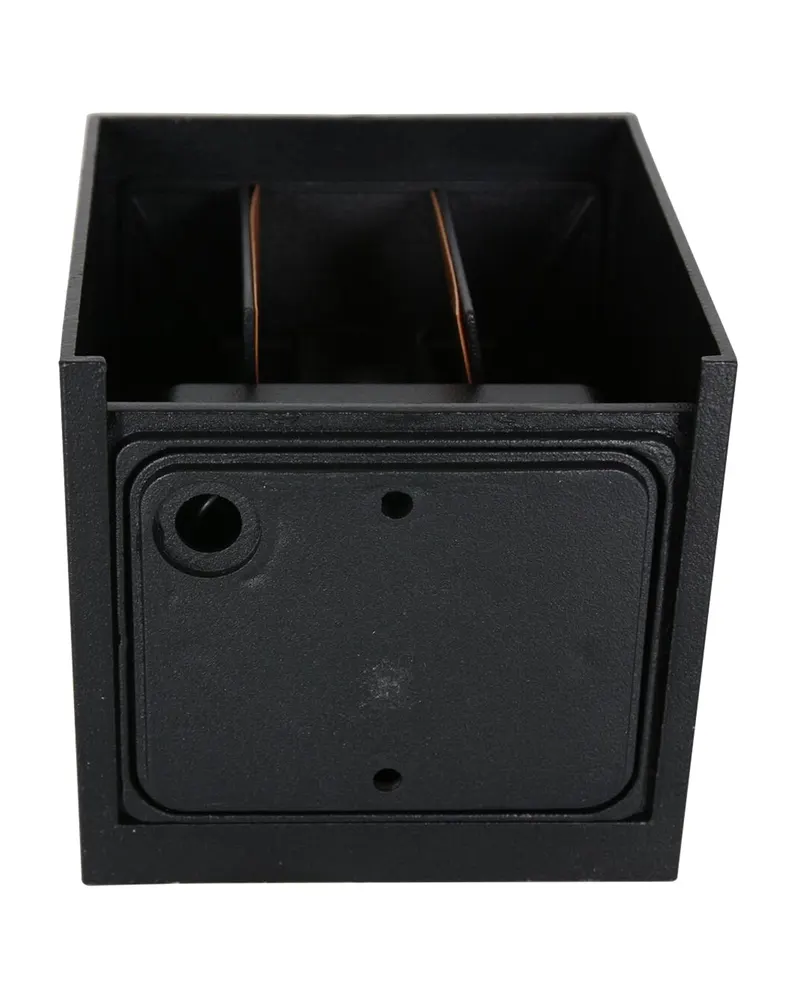 Steinhauer Muro LED-Wandleuchte mit austauschbarem LED-Modul in Schwarz, Ansicht 8