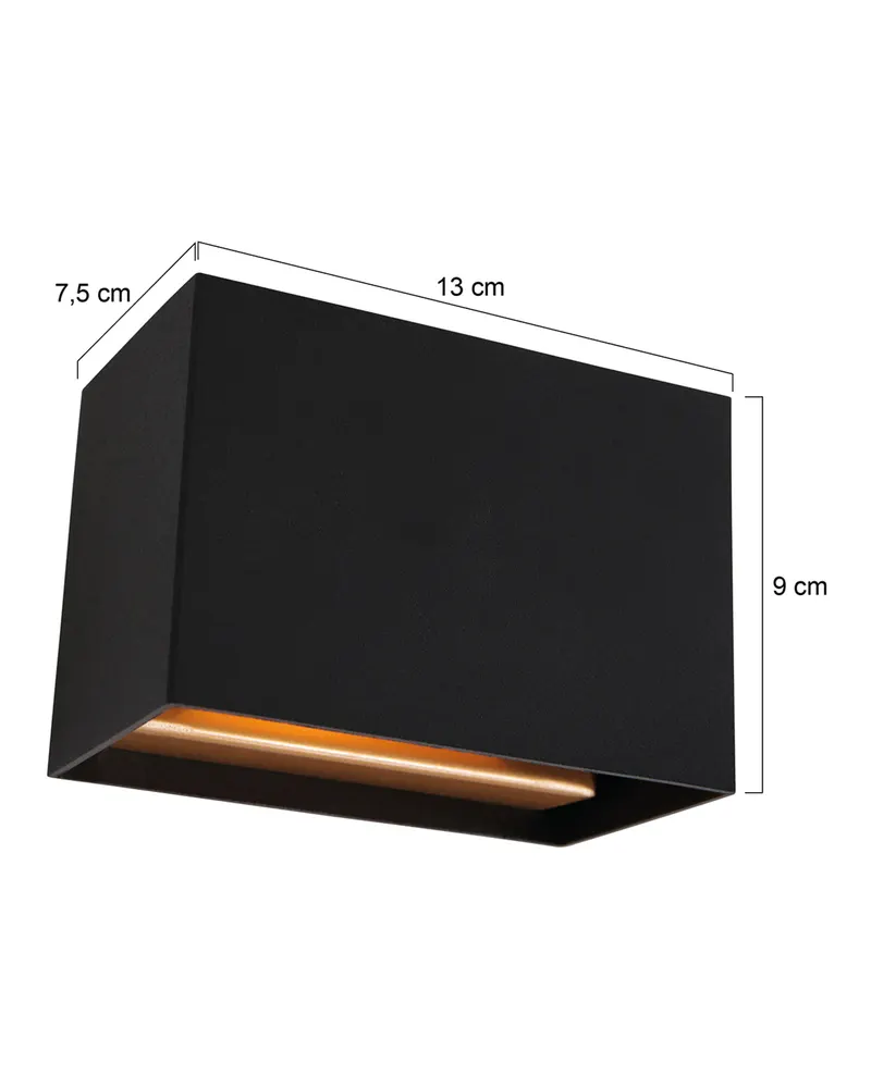 Steinhauer Muro Wandleuchte mit G9-Leuchtmittel in Schwarz, Ansicht 11