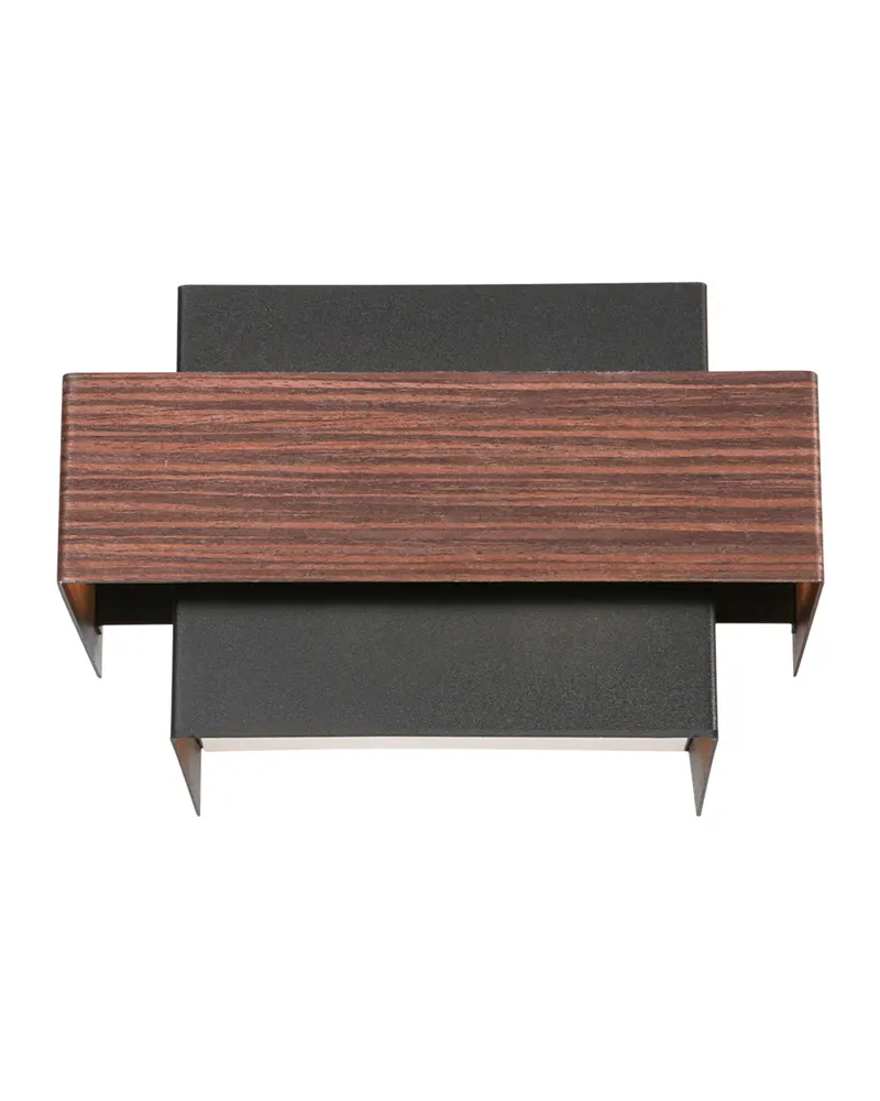 Steinhauer Muro Wandleuchte mit zwei Lichtpunkten, Schwarz oder Braun, dimmbar in Braun, Ansicht 4