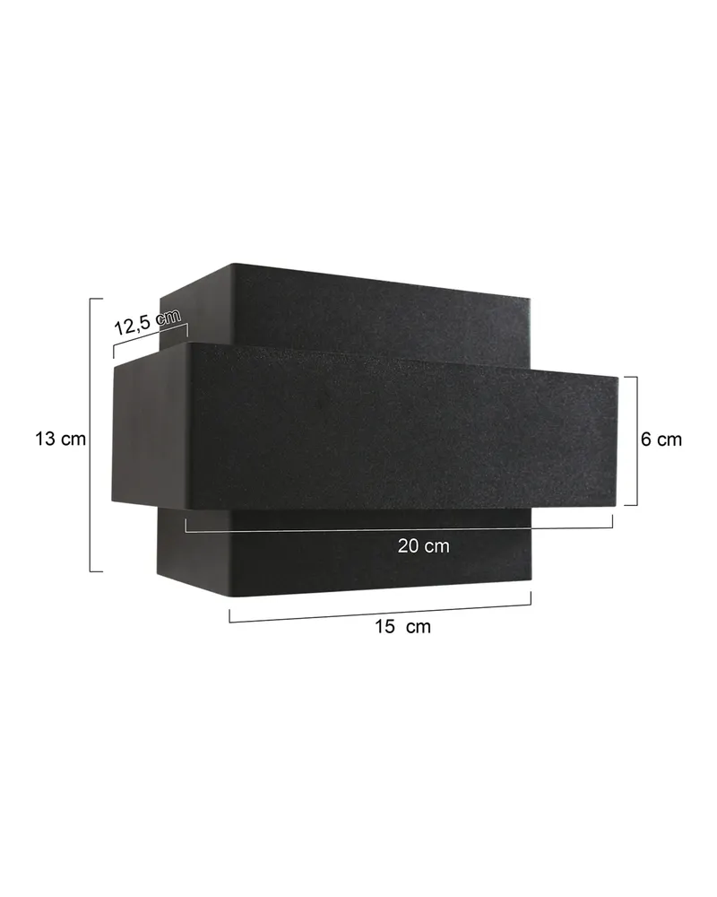 Steinhauer Muro Wandleuchte mit zwei Lichtpunkten, Schwarz oder Braun, dimmbar in Schwarz, Ansicht 15