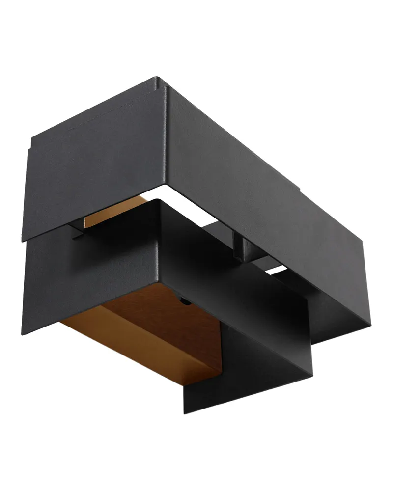 Steinhauer Muro Wandleuchte mit zwei Lichtpunkten, Schwarz oder Braun, dimmbar in Schwarz, Ansicht 3