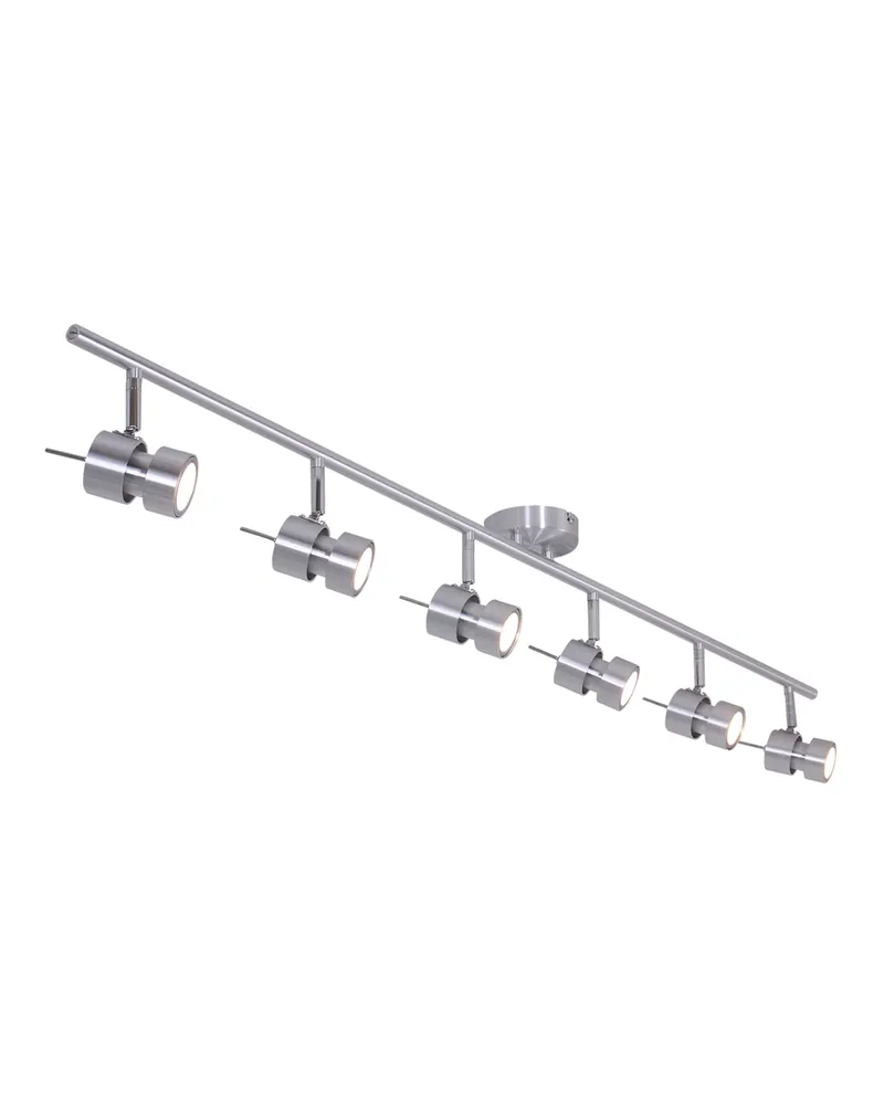 Natasja LED Deckenstrahler mit 6 Spots, Stahl