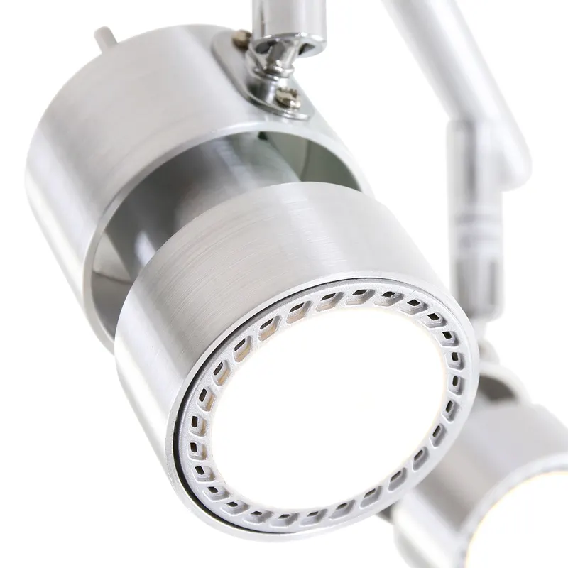 Natasja LED Spot mit zwei GU10-Leuchten | Alva Home in Stahl, Ansicht 4