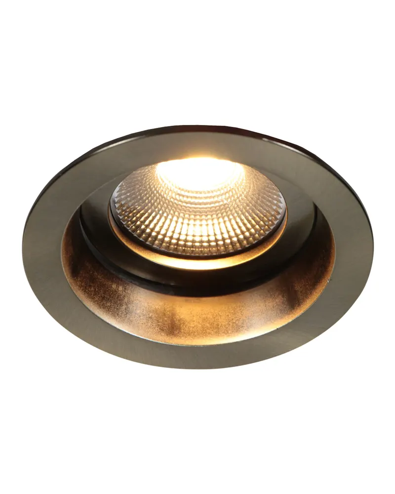 Steinhauer Pelite spot LED-Einbaustrahler, dreh- und schwenkbar in Bronze, Ansicht 2