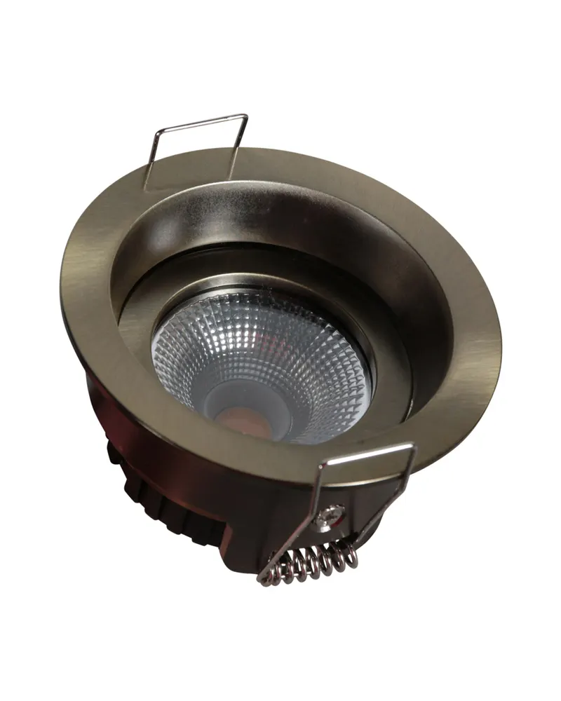 Steinhauer Pelite spot LED-Einbaustrahler, dreh- und schwenkbar in Bronze, Ansicht 4